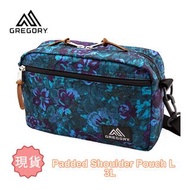 Sale 香港行貨 (保養) Gregory 藍花 Padded Shoulder Pouch L Blue Tapestry 經典肩袋出 Arro 22 Ballistic 防水 Denim 鈄袋
