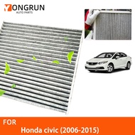 Car Cabin Air Filter for Honda Civic 2006-2015 Auto Filters Carbon Fiber P3875WS 80219-SHJ-A01 80292