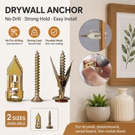 Concrete Anchor Bolt Hex Drive Drywall Anchor For Plasterboard Torx Head Wall Mounting Kit