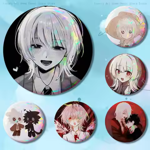 S-Saihate S-Station Game Pins 58mm Cute Cartoon Badge Handmade Brooches for Backpack Accessories