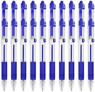 Zebra Z-Grip Retractable Ballpoint Pen - Economy Pack of 20 (Blue)