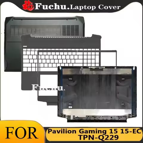 New For HP Pavilion Gaming 15 15-EC TPN-Q229 Laptop LCD Rear Lid Back Cover Front Bezel Palmrest Upp