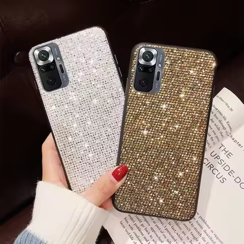 Bling Sequins Phone Case for Redmi Note 11 10 9 8 Pro 11S 10S 11T 10T 9T K50 K40 K30 K20 Glitter Pow