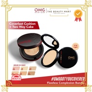 OMG Oh My Glam Glow Matte Face Bundle | Oh My Glam Coverlast Cushion + two way cake