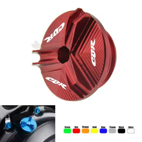Motorcycle M20*2.5 Engine Oil Filter Cup Plug Cover Screw For Honda CBR 600 250R CBR 600 900 1000 RR