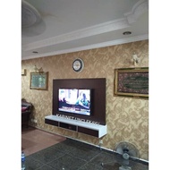 Kabinet tv gantung 6 kaki maximum 65 inci tv dengan penghantaran dan pemasangan (6715608467)