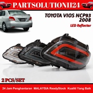 TOYOTA VIOS NCP93 DUGONG REAR REFLECTOR 2008-2012 (ALBINO,SMOKE,JDM,CLEAR ALBINO) V-land/sonar