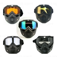 Retro Helmet Mask / Google Mask Classic Rider