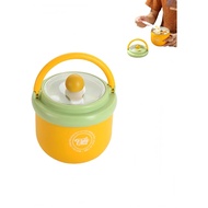 Leakproof Lunch Box, 500ml with 306 Stainless Steel & Built-in Utensils, Microwave Safe Bento Contai