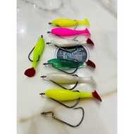 7CM PLUS POP PADDLE PLAIN OZMY CUSTOMHOOK (PLAIN HCO) || TOMAN SNAKEFISH CASTING BAIT OZMY Paddle Po