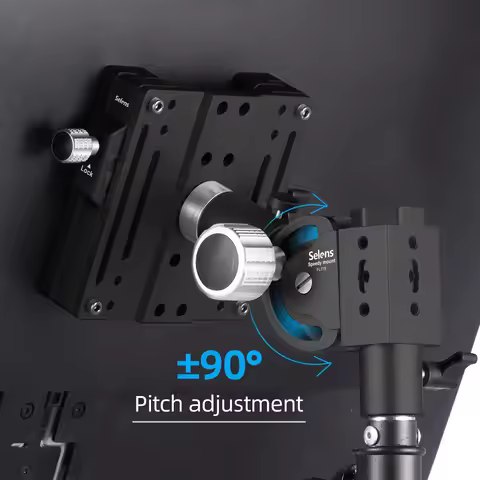 Selens Display Quick Mounting Plate Base Adjustable 180 Degree Rotation Universal Base Detachable Br