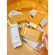 [Pack of 50 bags - size 4.7x13.5x2.5cm]Handmade pineapple cake bag