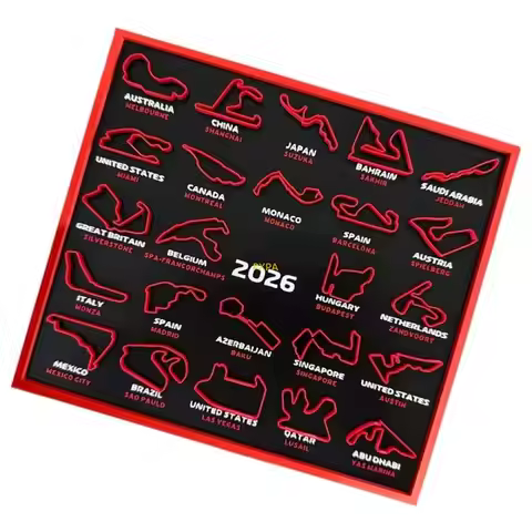 3D Printed Motorsport Schedule Calendar 2026 Motorsport Event Dates Calendar