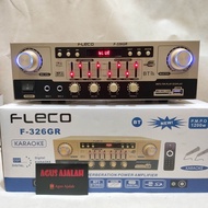 ✅Fleco326GR Power amplifier subwoofer bluetooth mp3 digital karaoke fleco f326 GR POWER AMPLIFIER SU