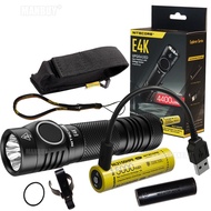 NITECORE E4K 4400 lumens 4 x CREE XP-L2 V6 LEDs EDC Outdoor Camping Flashlight