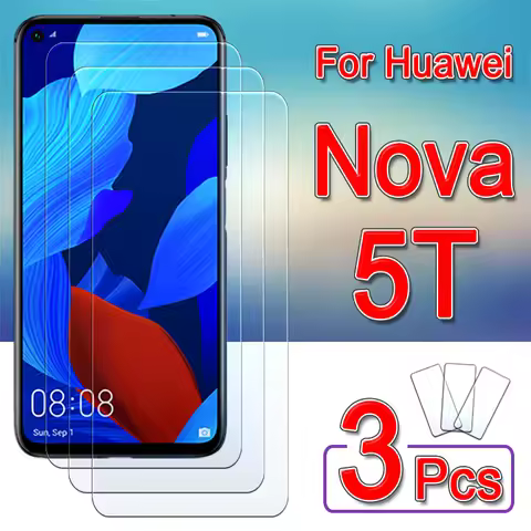 for huawei nova 5t glass protective Screen Protector on Nova5t 5 T T5 Tempered Glas huawei5t safety 
