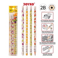 JOYKO Pencil P-109 2B Fruity 1 Set of 4 Pcs