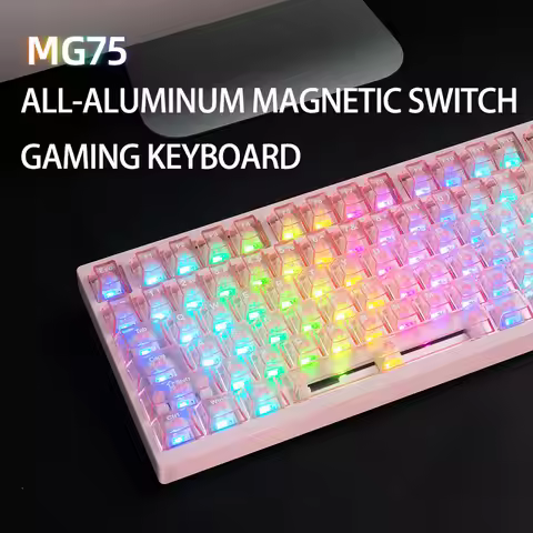 IROK MG75PRO 8K Magnetic Gaming Keyboard 0.005mm RT Quick Trigger Mechanical Keyboard Hot Swap SOCD 