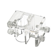 AQUAPRO Acrylic Filtration Outflow Inflow Pipe Water Hose Holder / Lily Pipe holder