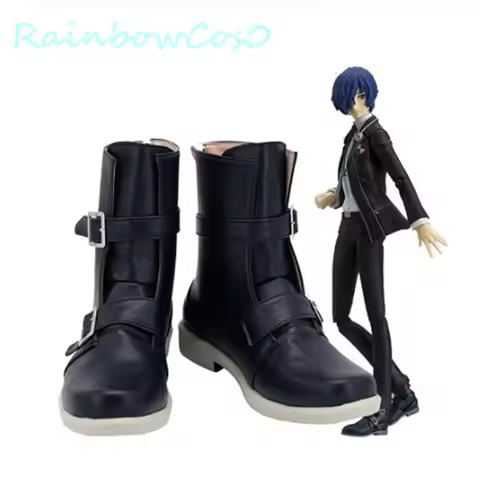 Yuuki Makoto Cosplay Shoes Boots RainbowCos0 Christmas Game Anime Halloween W892