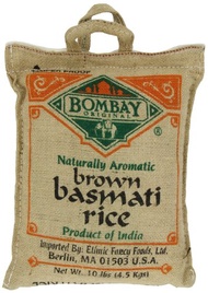 Bombay Basmati Brown Rice, 10-pounds Sack