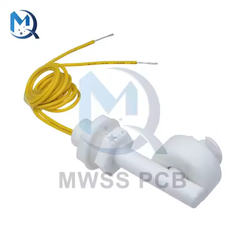 DC 220V Mini Right Angle Float Switch Liquid Water Level Sensor For Fish Tank Switchs Sensors Alarm 