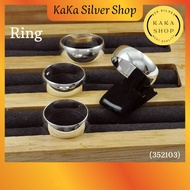 Original 925 Silver Plain Ring For Men / Women | Cincin Lelaki / Perempuan Perak 925 | Ready Stock