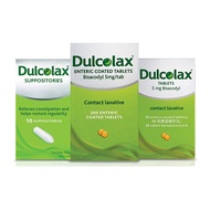 DULCOLAX CONTACT LAXATIVE BISACODYL 5MG TAB 30S/200S/ SUPPOSITORIES 10MG 5S