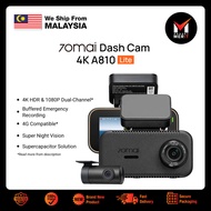 70mai Dash Cam 4K A810 Lite | 60FPS Frame Rate | 140° FOV | APP Support