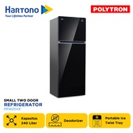 POLYTRON KULKAS 2 PINTU KECIL SMALL 2 DOOR REFRIGERATOR PRW25VX
