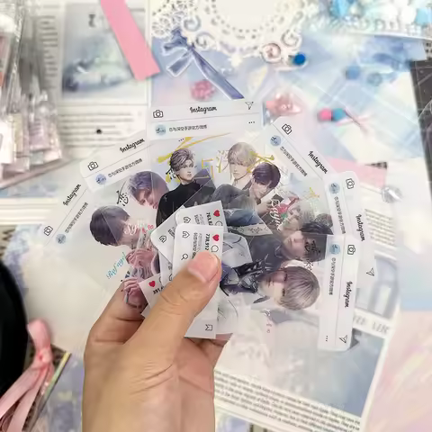 New Love and Deep Space PVC PhotoCard Around The Anime Ins Wind Shen Xinghui Qi Yu Li Shen Qin Che P