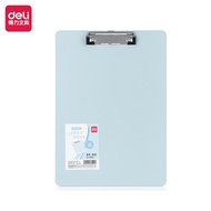 Deli signature cover 72641 single plastic A4 A4 paper plastic clip cover Single-sided A4 plastic sig