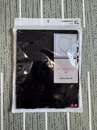 UNIQLO Maternity 孕婦大肚婆黑色高腰包腹內褲XL Black