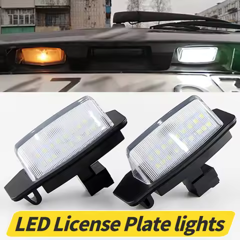 2Pcs 12V Canbus LED License Number Plate Light Car Lamp For Mitsubishi Outlander mk2 mk3 Lancer Ecli