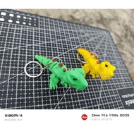 GANTUNGAN Trex Dinosaur Articulation Keychain / Keychain Souvenir/ Cute/ 3Dprint/