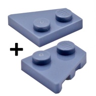 COOLPON | This Is Lego®LEGO®Genuine Parts Sand Blue Pair Wedge Brick 2x2 Left+Right 24307+24299