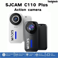 SJCAM C110 Plus Action Camera（2024） WiFi 4K 30FPS Sports Camera - White/Black
