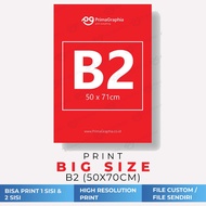 B2 and A2 Size Poster Printing - B2 Size Paper Printing