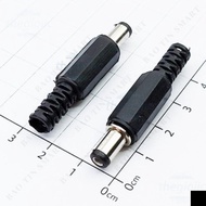 [10 Pieces]- DC5521-B DC Male Power Jack 5521 Black Solder Wire Needle 2.1mm Linhkiensmart