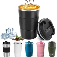 YINBAOGE Insulated Travel Coffee Mug Spill Proof Leak Proof Pobtable To Go Camping Stainless Steel C