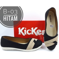 Kickers Women's Flat Shoes Code B-03 / BK-03 / BG-03