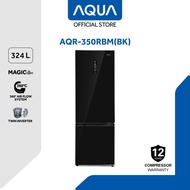 AQUA JAPAN Kulkas 2 Pintu Freezer Bawah AQR-350RBM(BK)