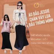 Beautiful Summer Maternity Set Retail Lace Gown & Glam Nest Smart Silk Gown Skirt