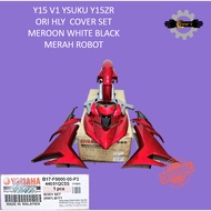 YAMAHA Y15 V1 COVER SET B17-F0000-00-P3 RM7 B171 MERAH ROBOT 100% ORI HLY