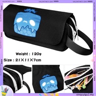 SQ2 Blox Fruits Cartoon Anime Pencil Case Canvas large capacity Stationery box student Pen Box