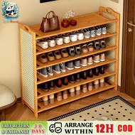 Bamboo Shoe Rack Shoe Rack Organizer Bamboo Wood 50/70/90/100cm 40+ Shoe Rack Organizer
