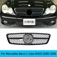 Sport Front Inlet Grille Racing Grill Accessories For Mercedes Benz C class W203 2000-2006 C200 C240