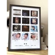🔥 MY LOCAL MADE🔥  Baby Ultrasound Scan Photo Frame Deco｜Personalized Nursery Decor ｜Baby Gift ｜Custo