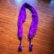 紫色造型長圍巾 A La Sha