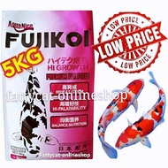AquaNice Fujikoi Hi Growth/High Growth Premium Koi Fish Food L- Size 5Kg